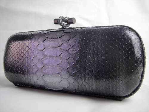 Bottega Veneta Clutches New Knot 8652 silver black grey